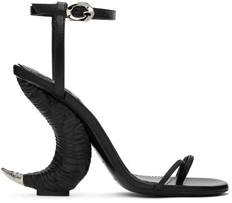 givenchy horn shoes|Givenchy high heel sandals.